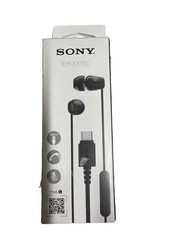 Sony IER-EX15C/B USB-C Wired In-Ear Stereo Earbud Headphones (Black)