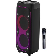 Max Power Thunder X-Bass Portable Speaker, Wireless Mic, Bluetooth