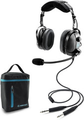 Aviation Headset for Pilots with Passive Noise Cancellation, PNR Aviation Headse