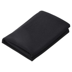 Black Speaker Mesh Grill Stereo Fabric Dustproof 50cm x 150cm 20″ x 59″