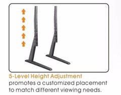 UNIVERSAL TV STAND BASE TABLETOP VESA PEDESTAL MOUNT FOR LCD LED TV 17-37″