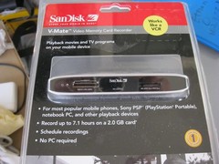 NEW – SanDisk V-Mate Video Memory Card Recorder SDVM1-A-A30 VCR VHS DVD