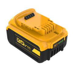 1/4X 5.0AH Battery/220W Power Inverter For DeWalt 20V Max DCB205,DC 20V to 110V
