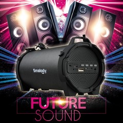 Loud Bluetooth Speaker Portable Wireless Boombox Aux Rechargeable Stereo System