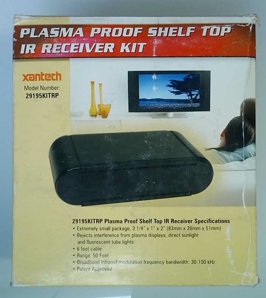 Xantech 29195KITRP Plasma Proof Shelf Top IR Receiver Kit