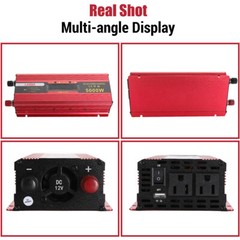 5000W 3000W DC 12V to AC 110V 120V Car Power Inverter Converter 2AC Socket & USB