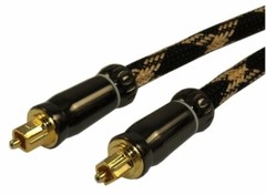 Premium TOSLink Fiber Optical Digital Audio Cable 1.5 3ft 6ft 12ft 25ft 50ft Lot