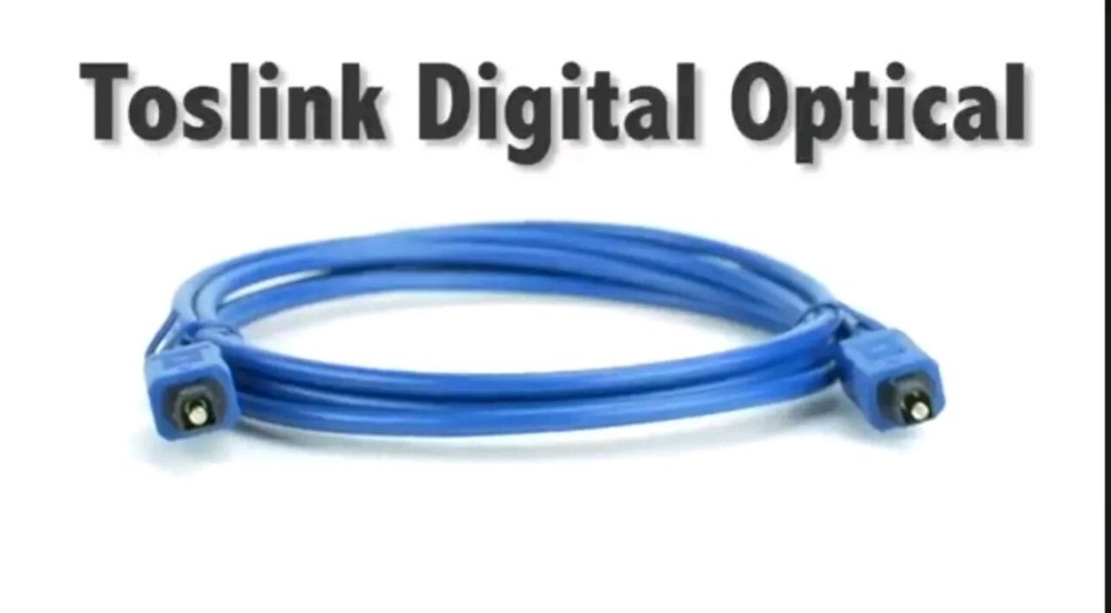 3′ Ft TOSLink Digital Optical Audio Fiber Optic Cable Wire Male to Male Lot Of 2