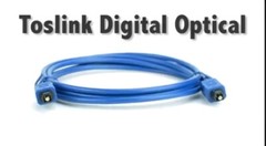 3′ Ft TOSLink Digital Optical Audio Fiber Optic Cable Wire Male to Male Lot Of 2