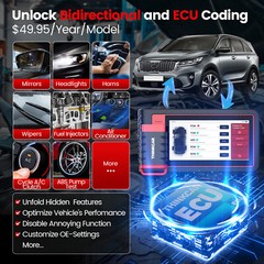 THINKTOOL MINI2 OBD2 Diagnosis ECU Coding Car Scanner All Systems 28 Reset CANFD