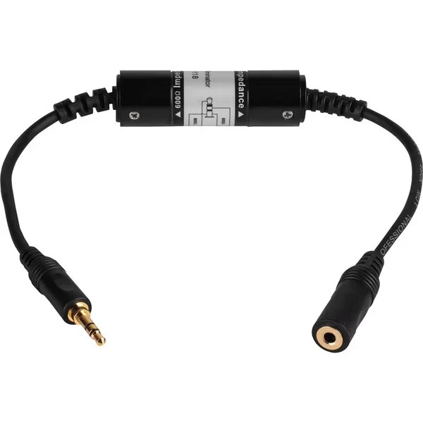 Professional Grade Audio Ground Loop Noise Eliminator 3.5mm Male to Female