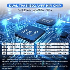 200W Bluetooth 5.0 Mini Amplifier Board – Dual Channel Stereo Audio Receiver