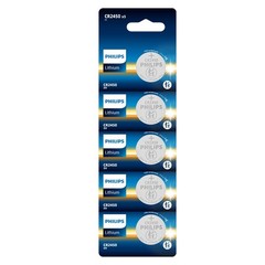 Philips 20PCS CR2450 Lithium Battery Long-Lasting & High Capacity 3V Coin Button