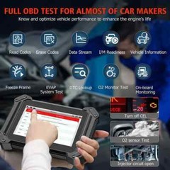ANCEL V6 Pro OBD2 Scanner Car Diagnostic Tool K-ey Fob Programming Bidirectional