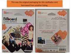 SanDisk SlotRadio MicroSD Card with Billboard 1000 Songs of the 80’s & 90s