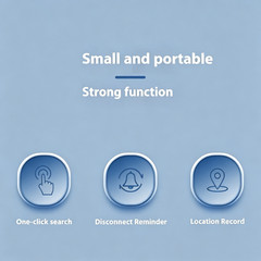 4 Packs Bluetooth GPS Location Device Tracking For Key Pet Child Finder Tracker