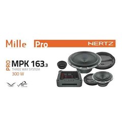 Hertz Mille Pro MPK 163.3 6.5″ 16.5cm Car 3 Way Component Speaker Set 150w RMS