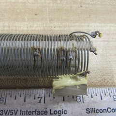 COIL AIRDUX style 1 in dia x 3 in long 16 TPI Cut at 1/2 inch