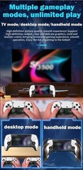 SF3500 Retro Handheld Game Console 5 Inch IPS Screen,20000+ Games, Video Games
