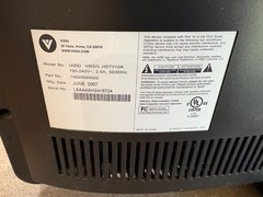 VIZIO LCD TV Model VW37L HD Flat Screen Built-in Speakers Black with HDMI Inputs