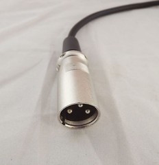 1x Premium XLR Male Plug To 2 XLR Female Jack Mic Audio Cable Adapter 1.5Ft 0.5M