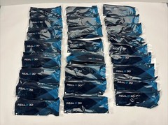 OFFICIAL RealD 3D Adult Passive Polarized 3D Glasses – Lot Of 25 Brand New
