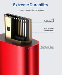 10FT Red HDMI Extension Cord – High-Speed Connectivity for Devices and Displays
