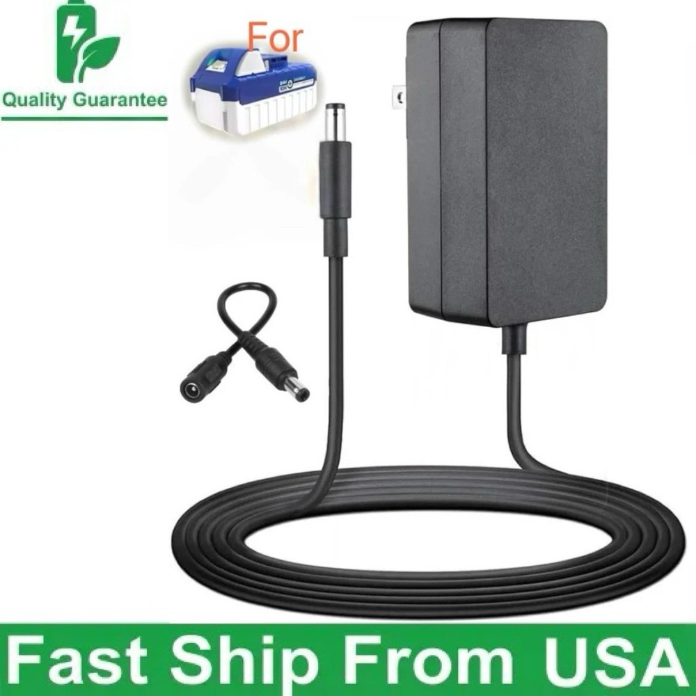Charger For Snow Sun Joe 24VBAT 24VBAT-LT 24V-GS-LTW SJ-WD24V TJW24C