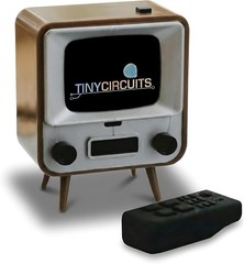 Tinytv 2 Mini Retro TV – 1.14″ Screen, Preloaded & Upload Videos, USB-C Recharge