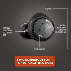 JBL Tour PRO+ TWS True Wireless Bluetooth Earbuds Noise Cancelling 3 mics Black