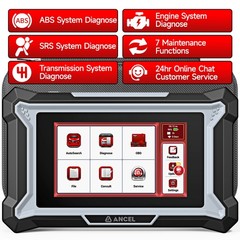 Car OBD2 Scanner Code Reader ABS SRS Transmission Engine Diagnostic Scan Tool