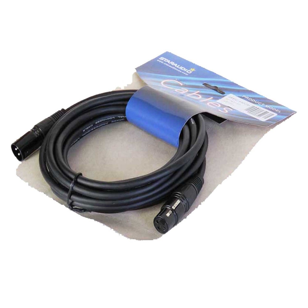 15ft 3-Pink Male XLR Mic Cable to 3 Pin Shielded XLR Female Cable for PA Audio