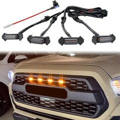 LED Grill Lights for 2016-2022 Aftermarket Toyota Tacoma TRD PRO Grille with Har