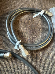 Several 18 AWG CATV Coaxial Cable- 6 Ft- 3 ft etc.