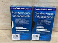 2 Durabrand T-120 VHS 2000s New