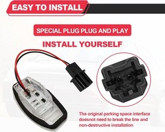 2 Pcs LED License Plate Light Lamp Tag Lights Compatible with Honda MDX TSX TL I