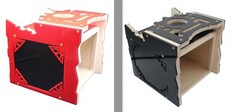 NEW RDCARSHOW RADIO BOX FOR 3,4,5 EQUALIZER AND 1 RADIO EXTREME QUALITY ACRYLIC