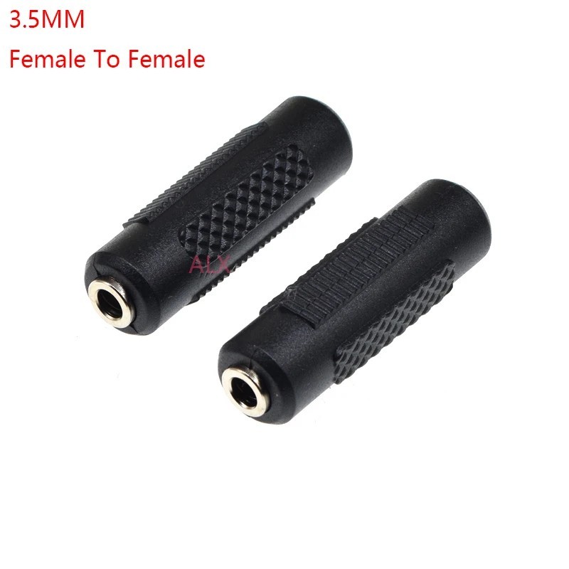 1pc Stereo 3.5mm Aux Female to Female 1/8″ Jack Audio Coupler Adapter Converter
