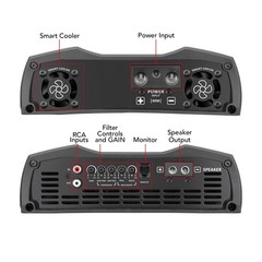 Taramps SMART 3 1~2 OHMS 1 Channel of 3000 Watts RMS + TS 800×4 800 watts