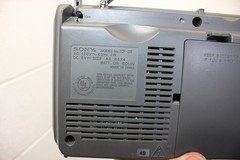 Vintage Sony ICF-36 Portable Radio Weather, TV, FM, AM AC or Battery Powered!