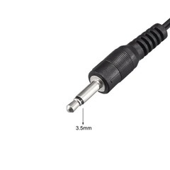 uxcell IR Infrared Emitter Extension Cable 4.9ft Long 45 Degree Black
