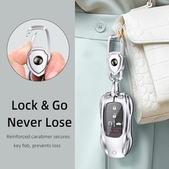 for Honda Key Fob Cover with Keychain – 2026 2025 Fashion Silver，for Honda-a