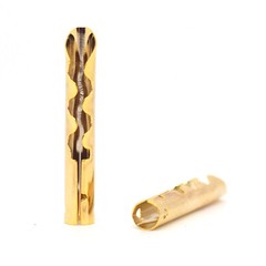 Copper 4mm BFA Z-Type Banana Plug Speaker Cable Connector Gold/Silver Plated lot