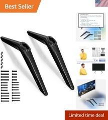 Quick Install TCL TV Base Stand – Supports 28″ to 65″ TVs, Durable ABS