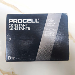 Procell Constant D Alkaline D Batteries 12 Pack 1.5V Low Drain PC1300