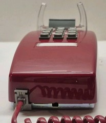 Red Cortelco 255447-VBA-20M Wall Phone Corded – Retro Push Button Phone A2