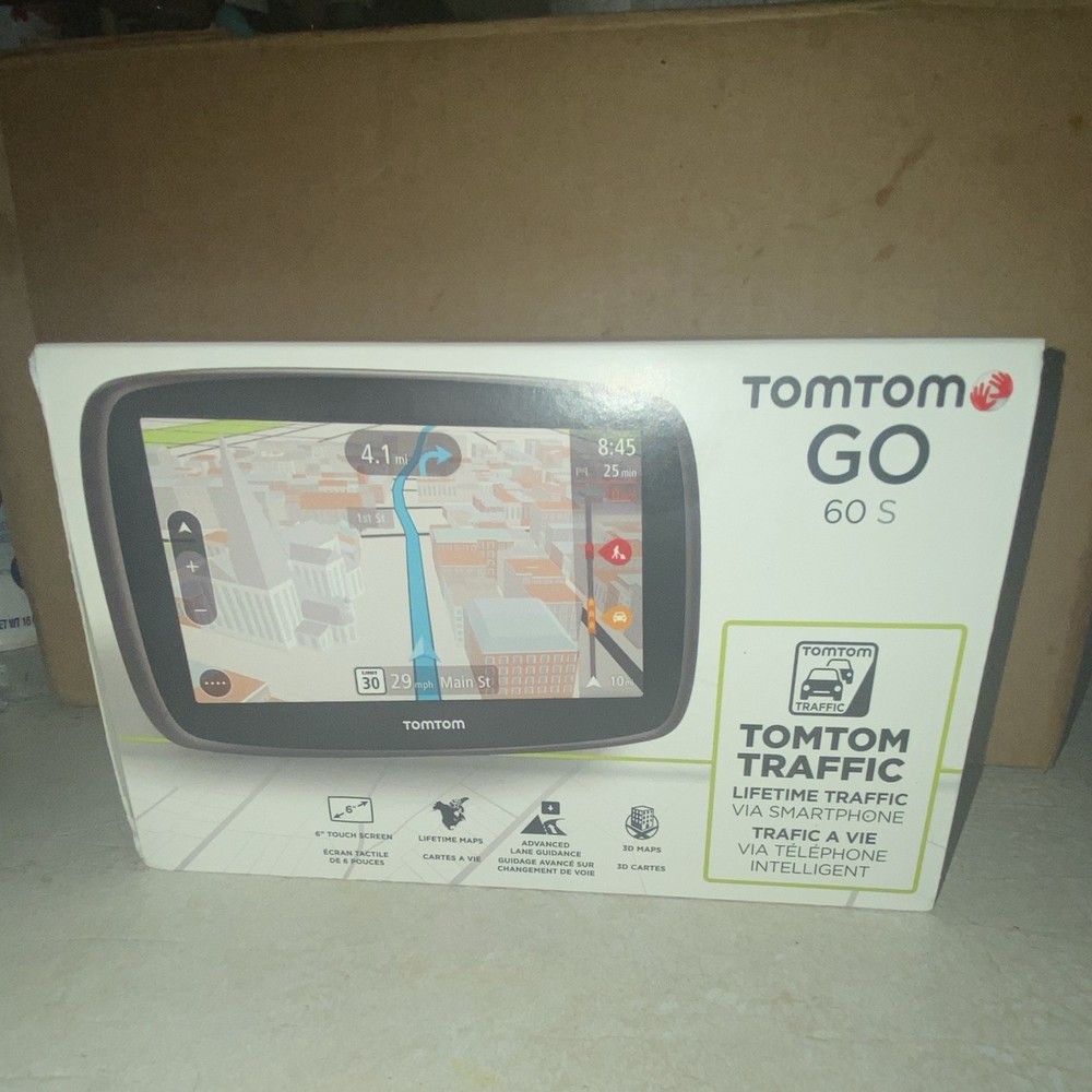 TomTom Go 60s 6-inch Automotive GPS – Touchscreen Navigation System