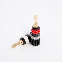 2PCS Brass Speaker Binding Post Audiophile Amplifier Speaker Terminal Connector