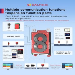 DALY BMS 4S 12V/8S 24V/16S 48V 100A-250A LiFePo4 Smart BMS+Bluetooth Module lot