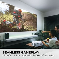 ViewSonic LX700-4K 3500 Lumens 4K UHD Laser Gaming Projector for Xbox (CR)